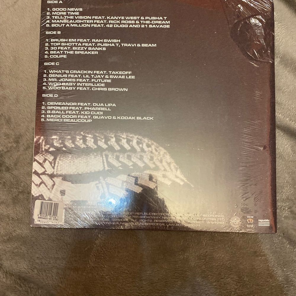 Pop Smoke Faith Album Brand New Sealed [2LP] Exclusive Blue Vinyl Set - Picture 7 of 8